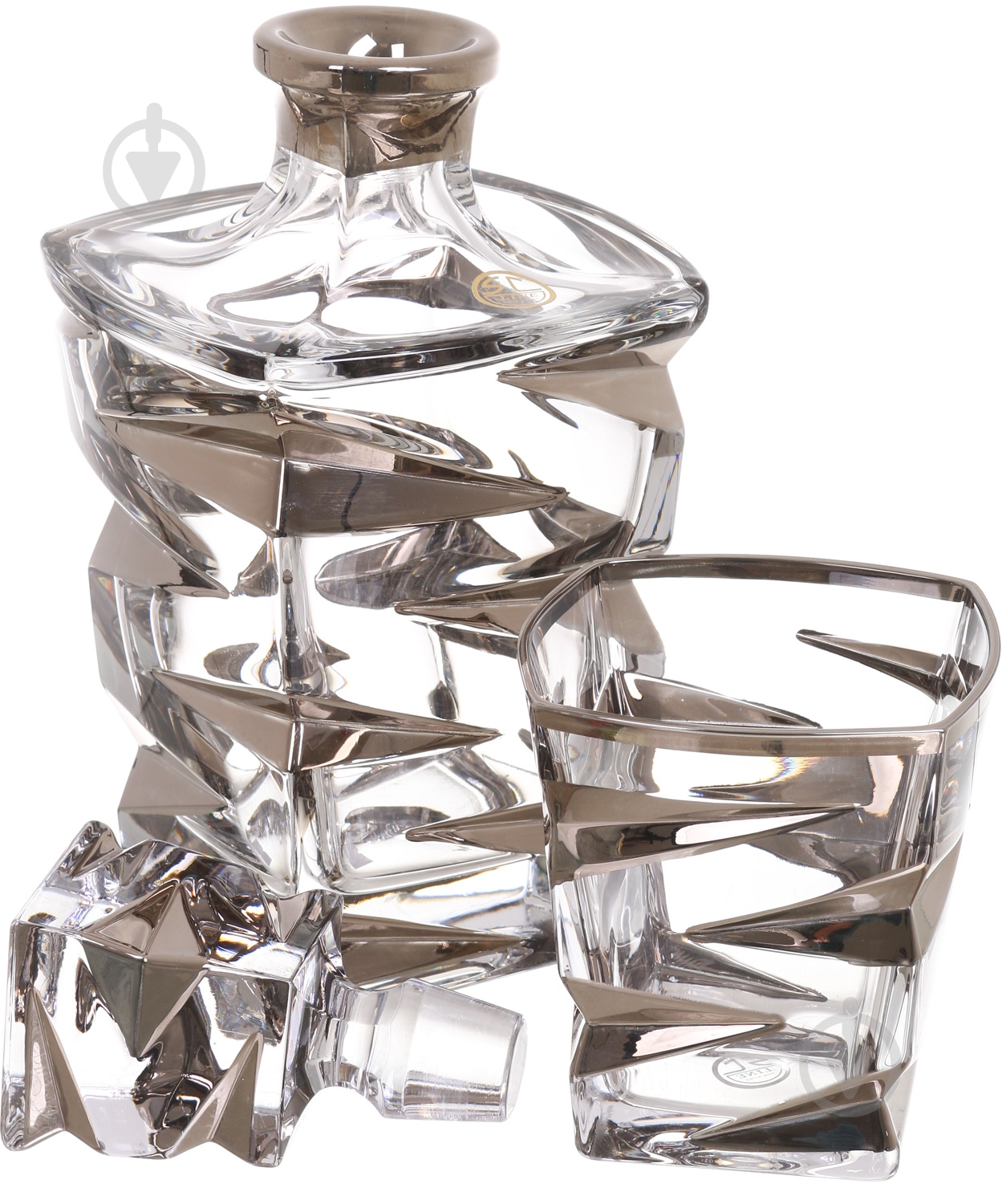 Набор для виски Same GHIACCIO платина 7 шт. - фото 2