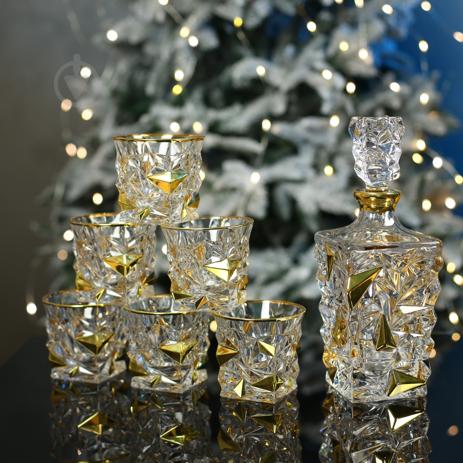 Набор для виски Same VERTIGO золото 7 шт. - фото 2 Набор для виски Same VERTIGO золото 7 шт. - фото 2