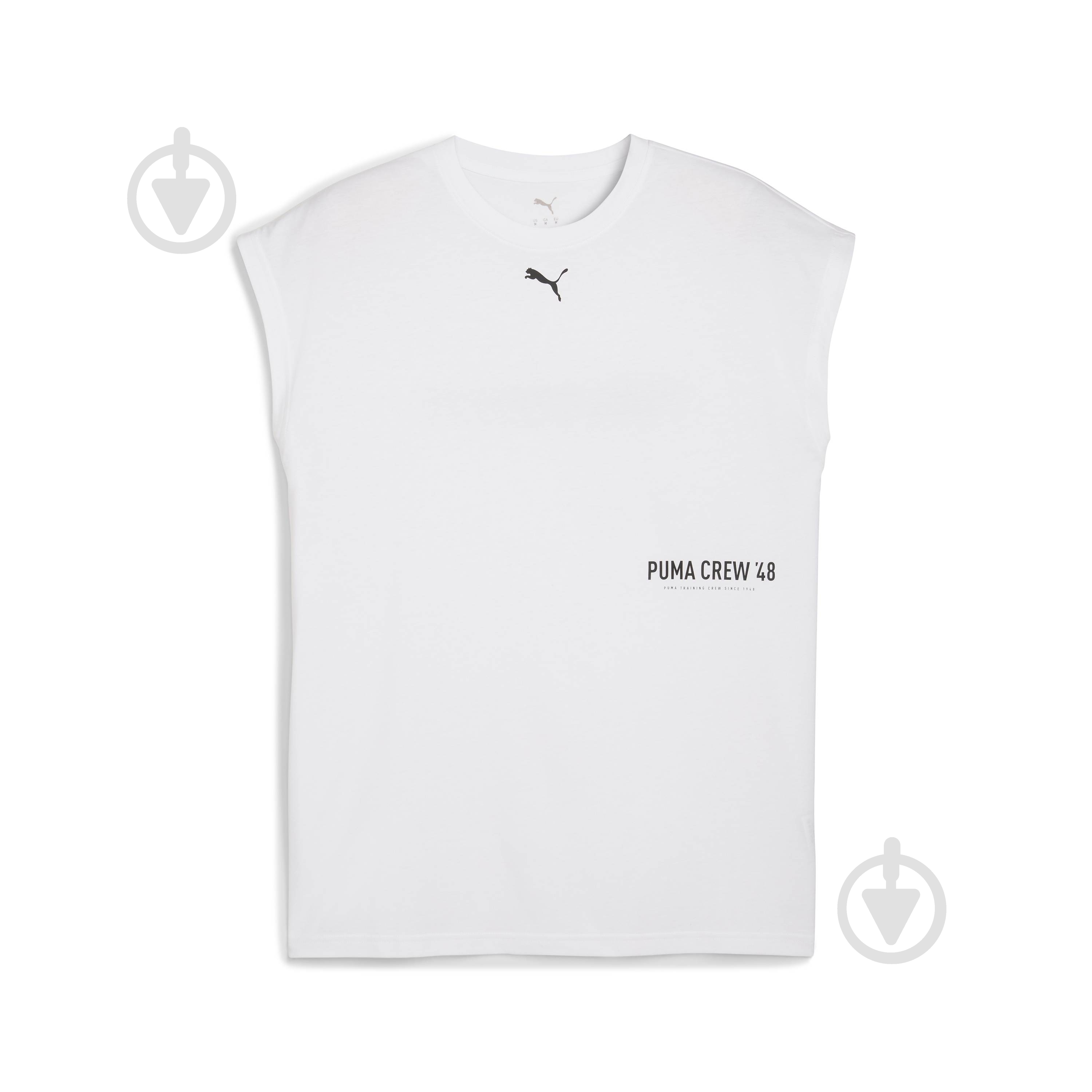 Майка Puma GRAPHIC CUTOFF TANK 52762002 р.S білий - фото 4