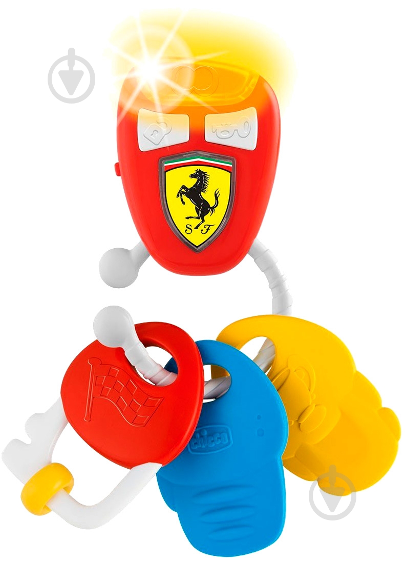 Игрушка музыкальная Chicco Ключи Ferrari 09564.00 - фото 1