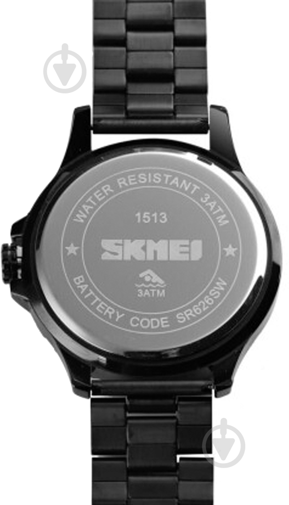 Наручные часы Skmei 1513 black (1513BOXBK) - фото 3