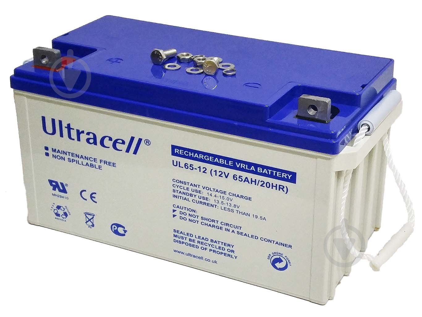 Батарея аккумуляторная Ultracell AGM UL65-12 12В 65Ач - фото 2 Батарея аккумуляторная Ultracell AGM UL65-12 12В 65Ач - фото 2