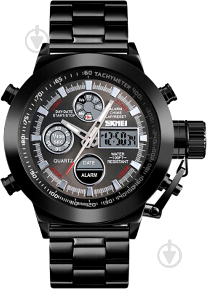 Наручные часы Skmei 1515 black (1515BOXBK) - фото 1
