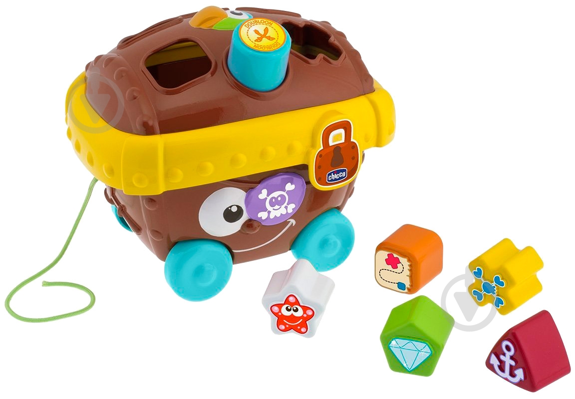 Развивающая игрушка Chicco Сокровища пиратов 05958.00 - фото 1 Развивающая игрушка Chicco Сокровища пиратов 05958.00 - фото 1