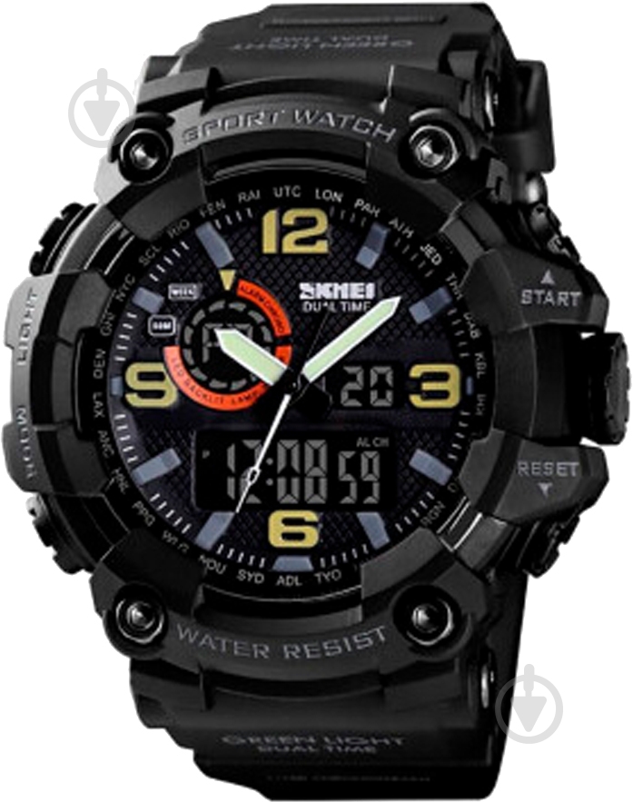 Наручные часы Skmei 1520 black (1520BOXBK) - фото 1
