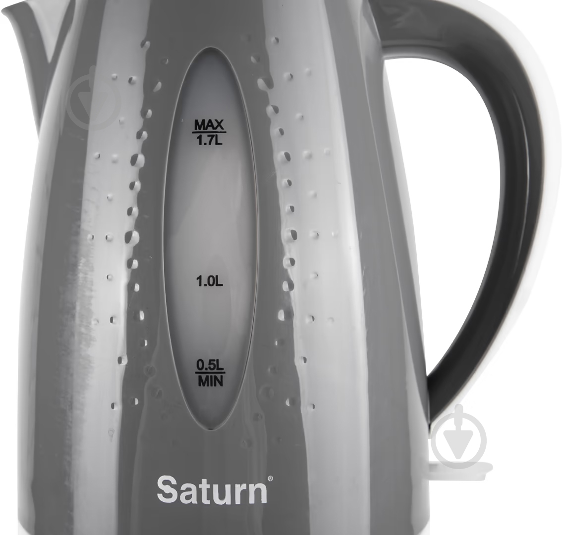 Электрочайник Saturn ST-EK8438 Grey/White - фото 4