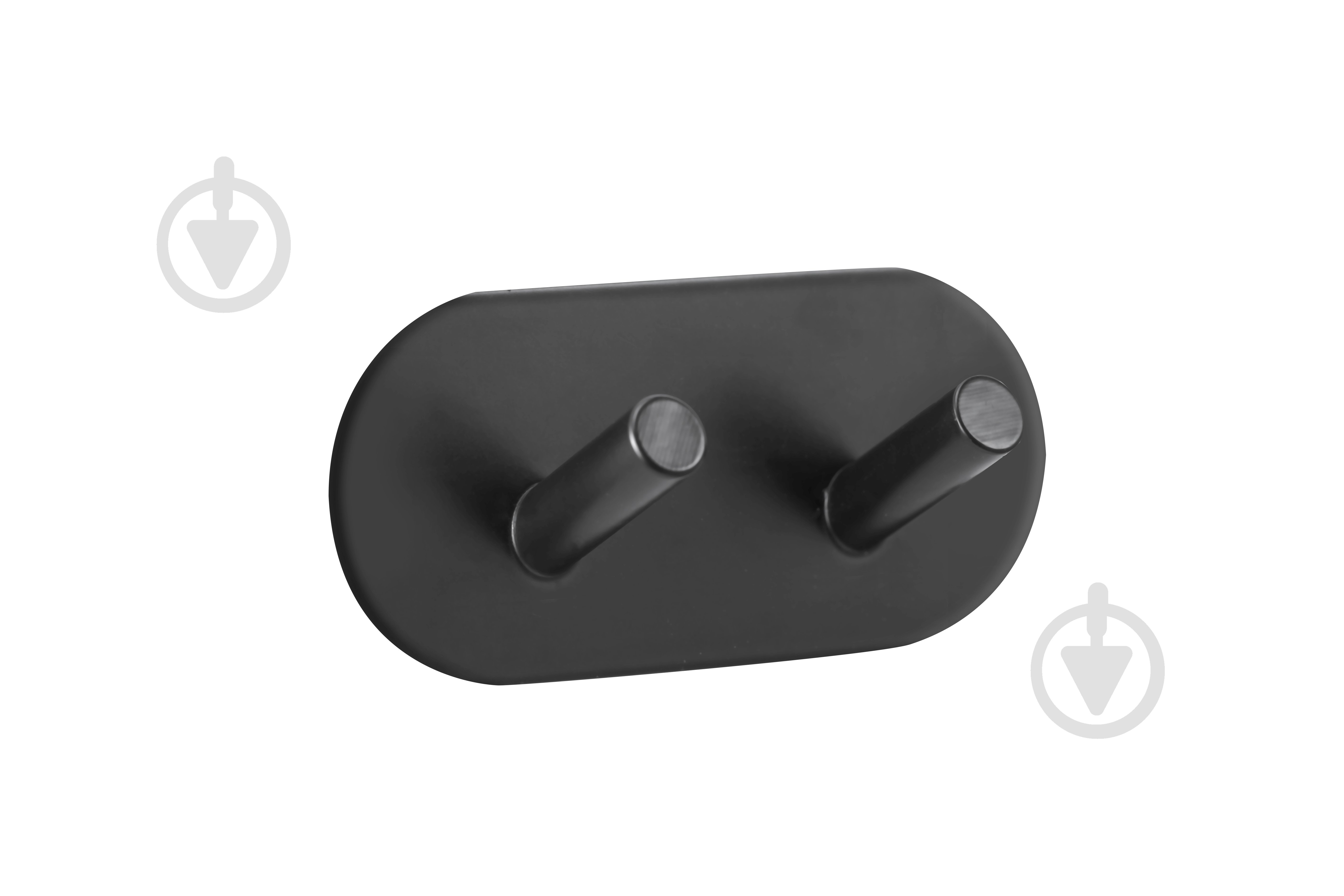 Крючок двойной Fabrika LUX DOUBLE BLACK - фото 1