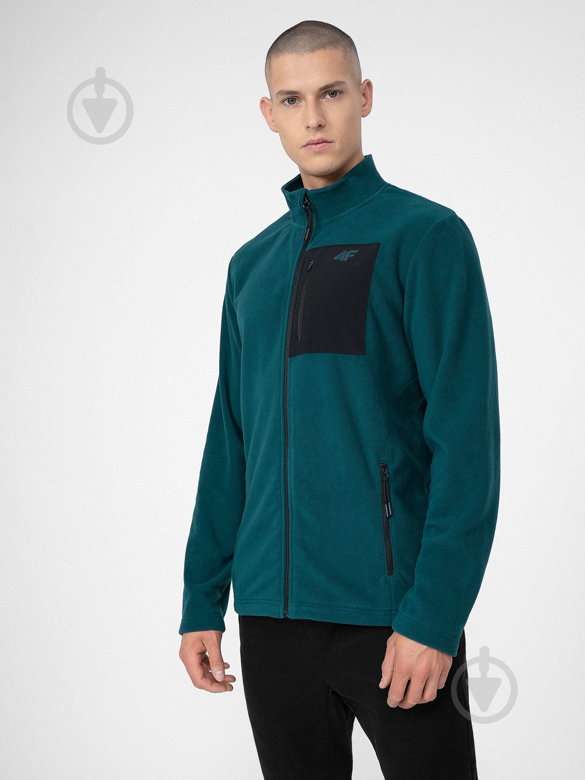 Джемпер 4F 4FSS23TFLEM074-46S р. M бирюзовый - фото 1 Джемпер 4F 4FSS23TFLEM074-46S р. M бирюзовый - фото 1