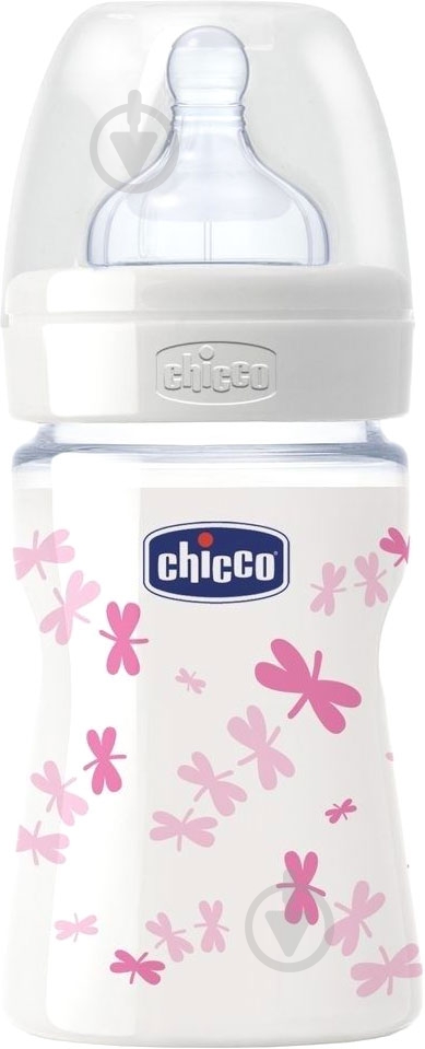Бутылка Chicco Well-Being 150 мл для девочек - фото 1