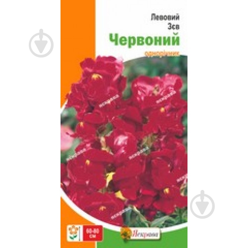 Семена Яскрава львиный зев Львиный Зев красный - фото 1