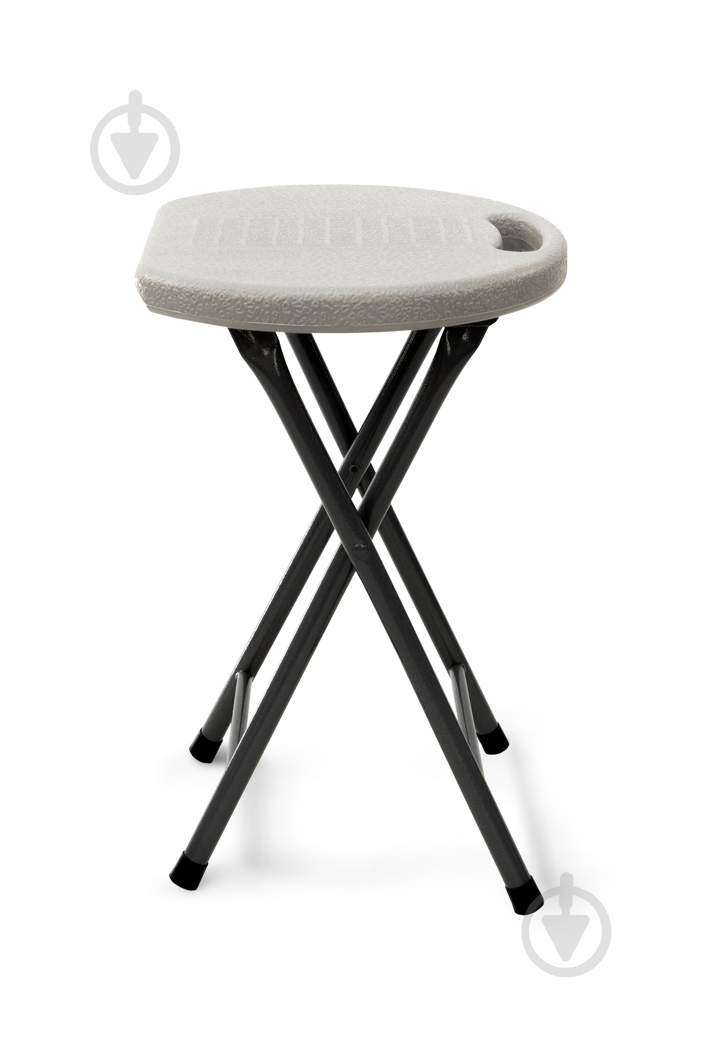 Табурет розкладний Мікс Меблі Літл світло-сірий / чорний - фото 2 Табурет розкладний Мікс Меблі Літл світло-сірий / чорний - фото 2