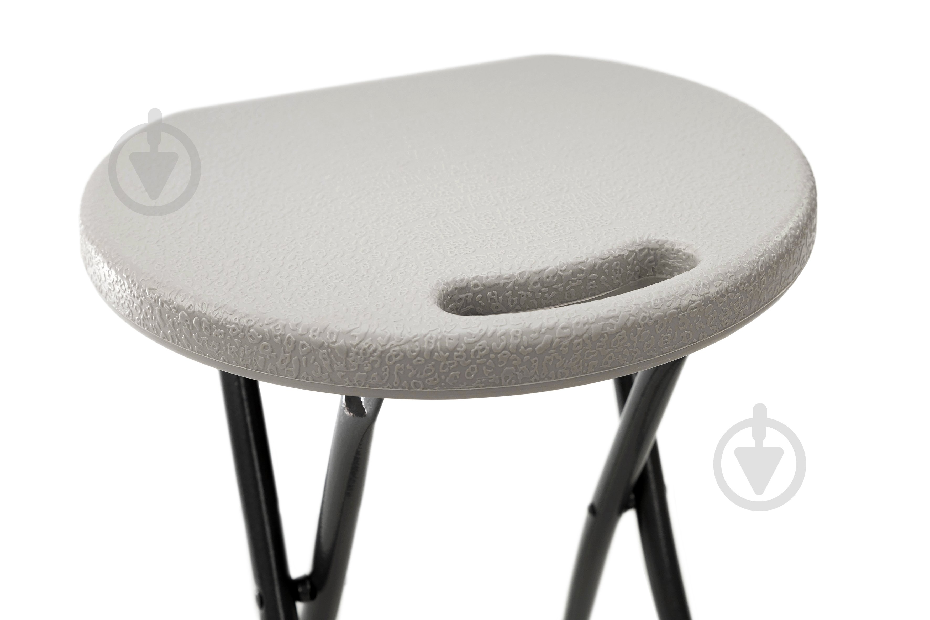 Табурет розкладний Мікс Меблі Літл світло-сірий / чорний - фото 6 Табурет розкладний Мікс Меблі Літл світло-сірий / чорний - фото 6