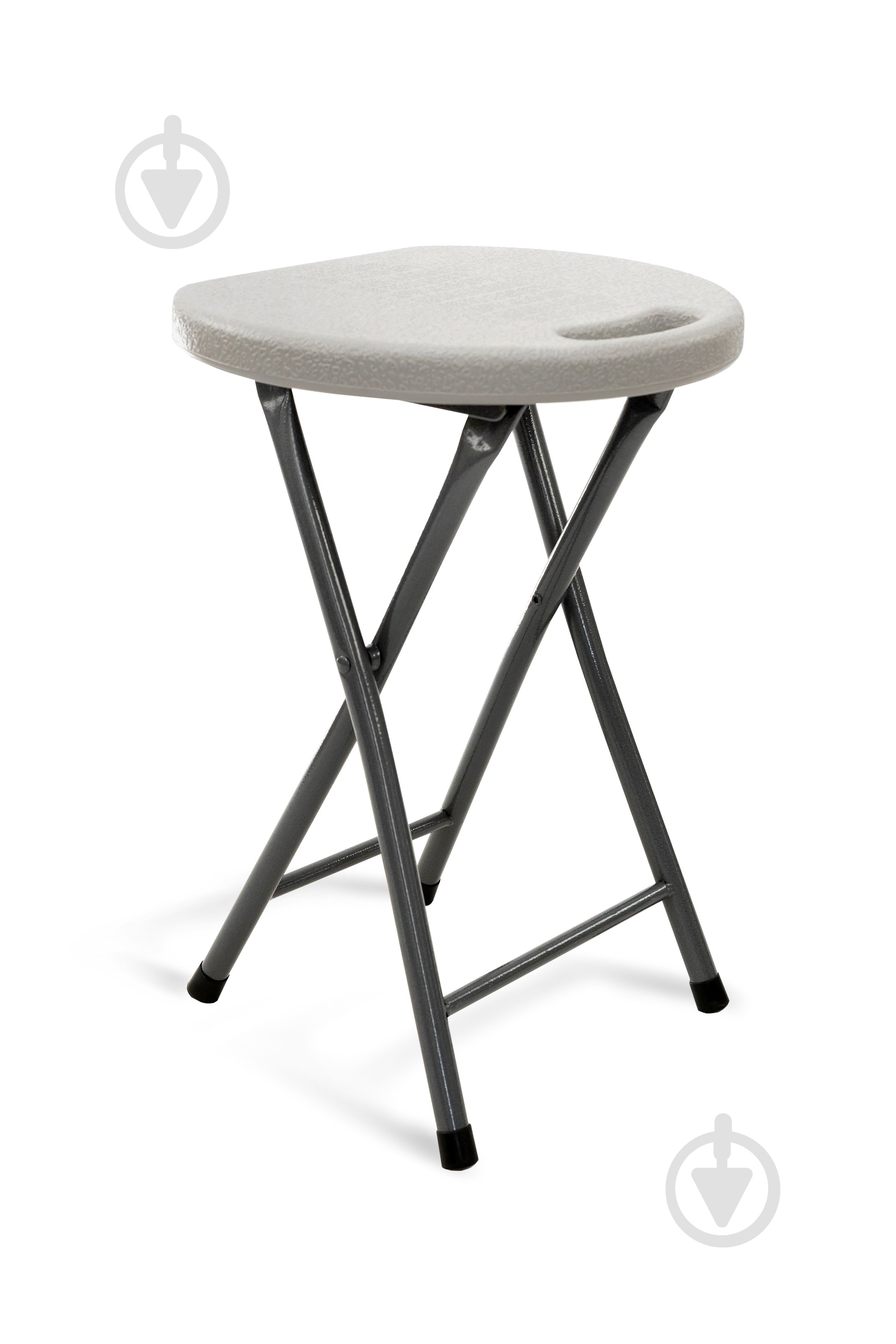 Табурет розкладний Мікс Меблі Літл світло-сірий / чорний - фото 1 Табурет розкладний Мікс Меблі Літл світло-сірий / чорний - фото 1