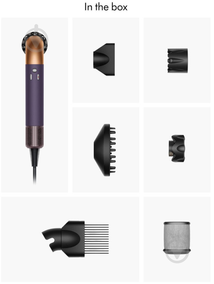 Фен Dyson Supersonic HD18 Pro Bright Copper (145427-01) - фото 3 Фен Dyson Supersonic HD18 Pro Bright Copper (145427-01) - фото 3