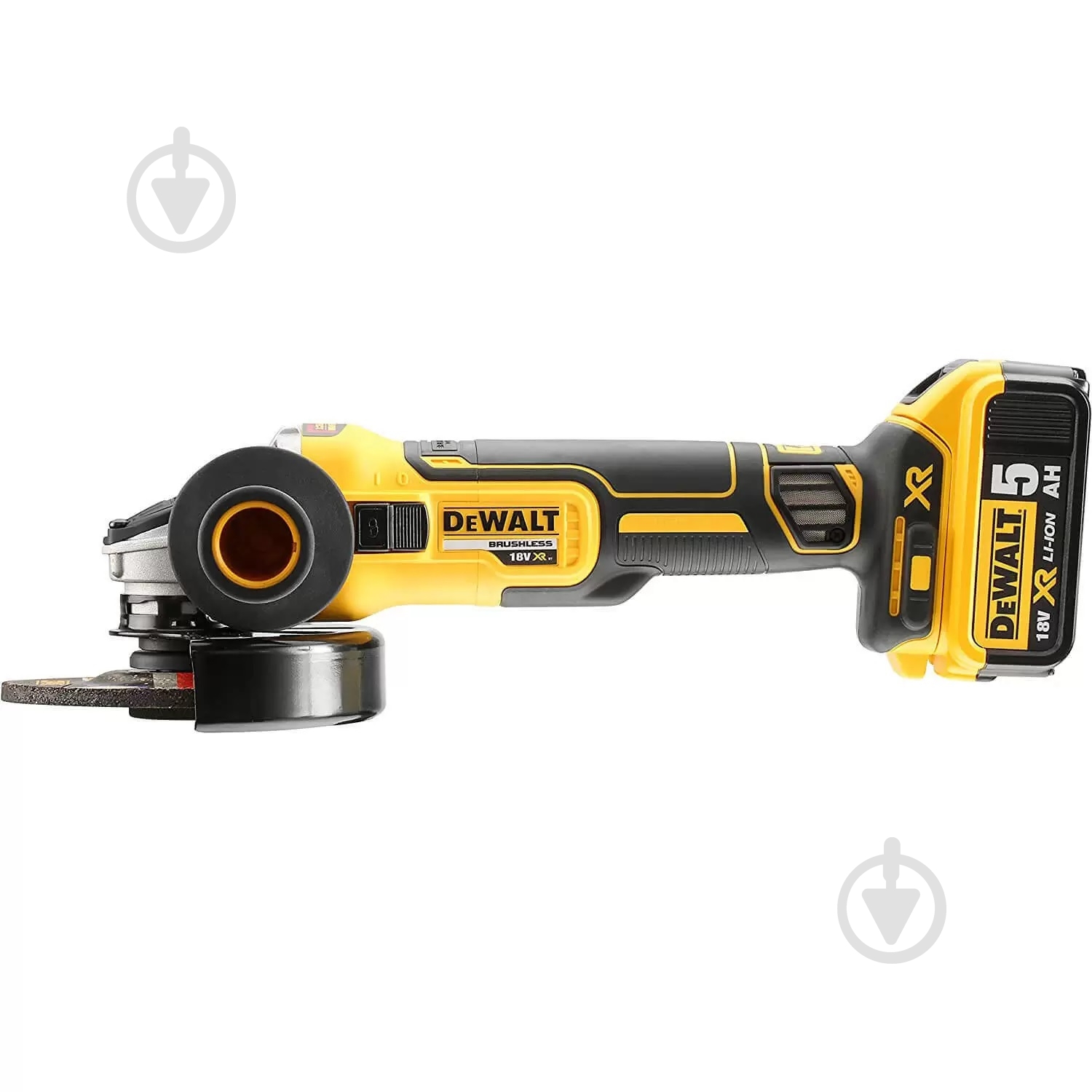 Болгарка (угловая шлифмашина) DeWalt Combo DCG405NT+DCB187 - фото 3 Болгарка (угловая шлифмашина) DeWalt Combo DCG405NT+DCB187 - фото 3