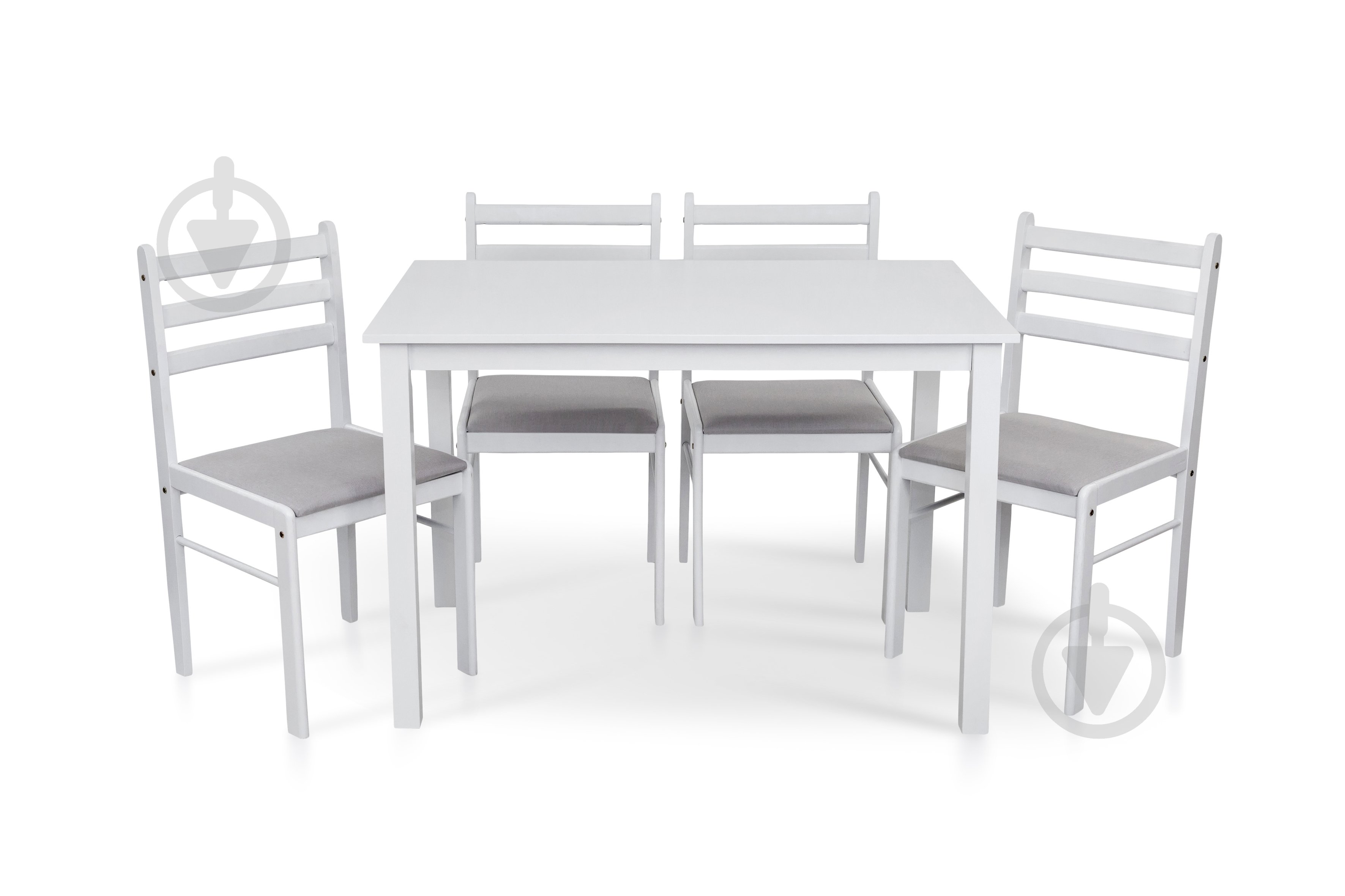 Комплект стол и стул Мікс Меблі Джерси белый 1100x700x740мм белый/венге - фото 1 Комплект стол и стул Мікс Меблі Джерси белый 1100x700x740мм белый/венге - фото 1