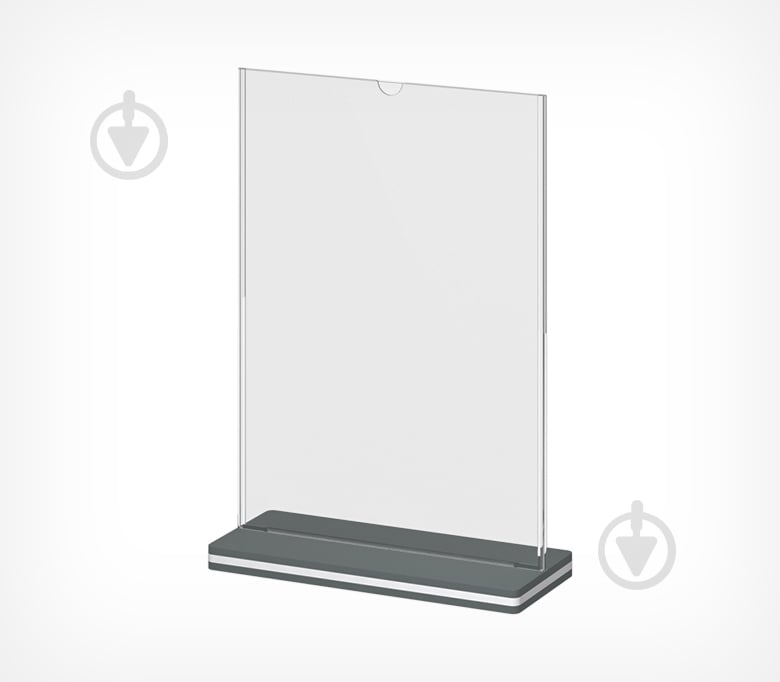 Менюхолдер OPTISIGN А5 Т-подібний тримач сірий 12557 - фото 1