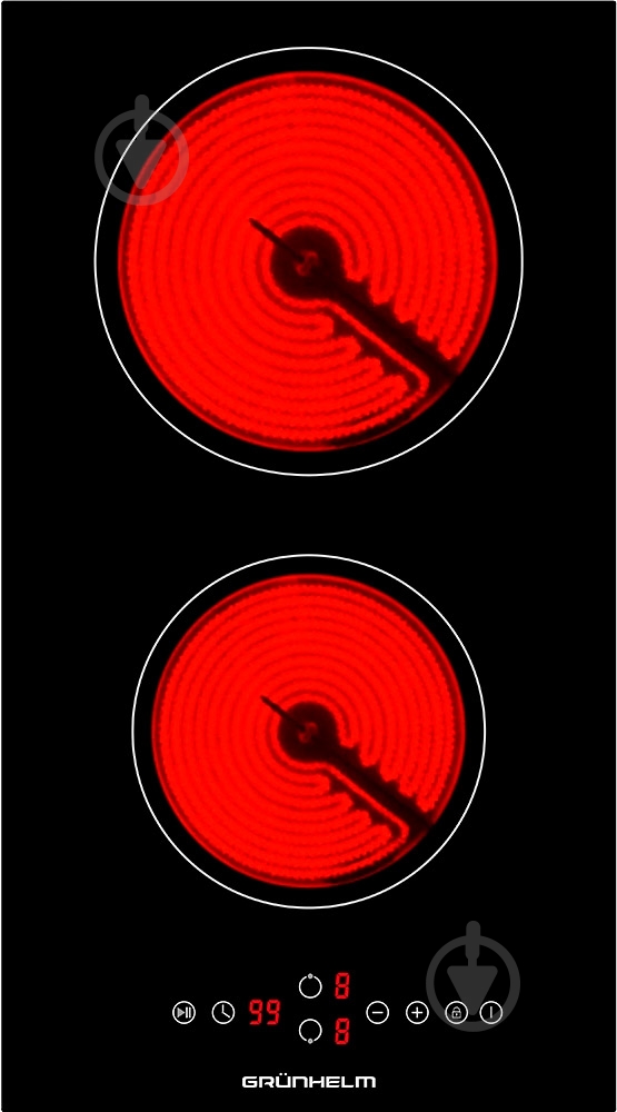 Варочная поверхность электрическая Grunhelm GPC 310 BE - фото 1