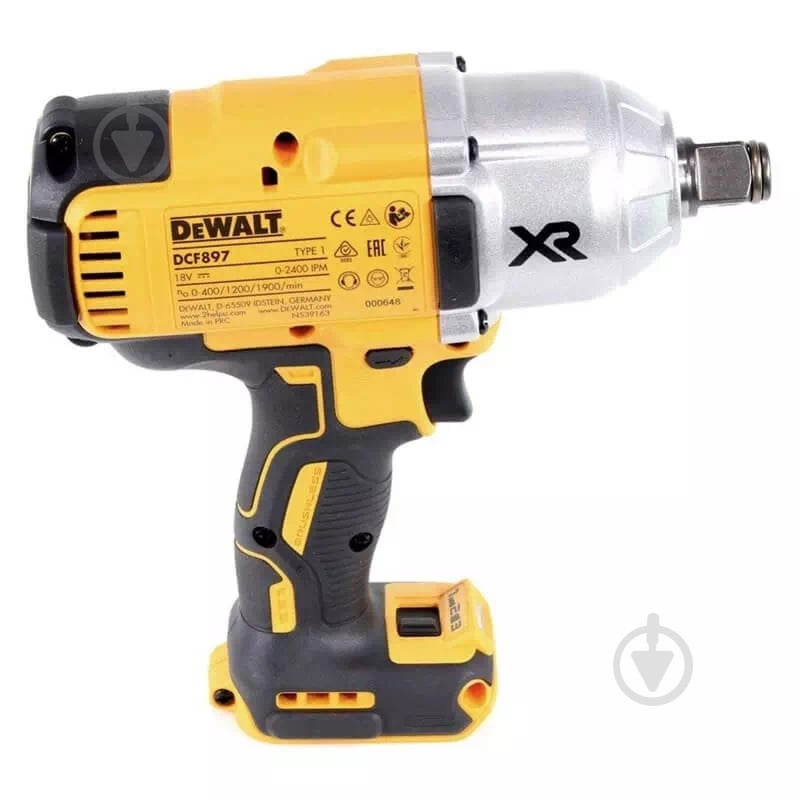 Гайковерт ударный аккумуляторный DeWalt Combo DCF897NT+DCB184 - фото 3
