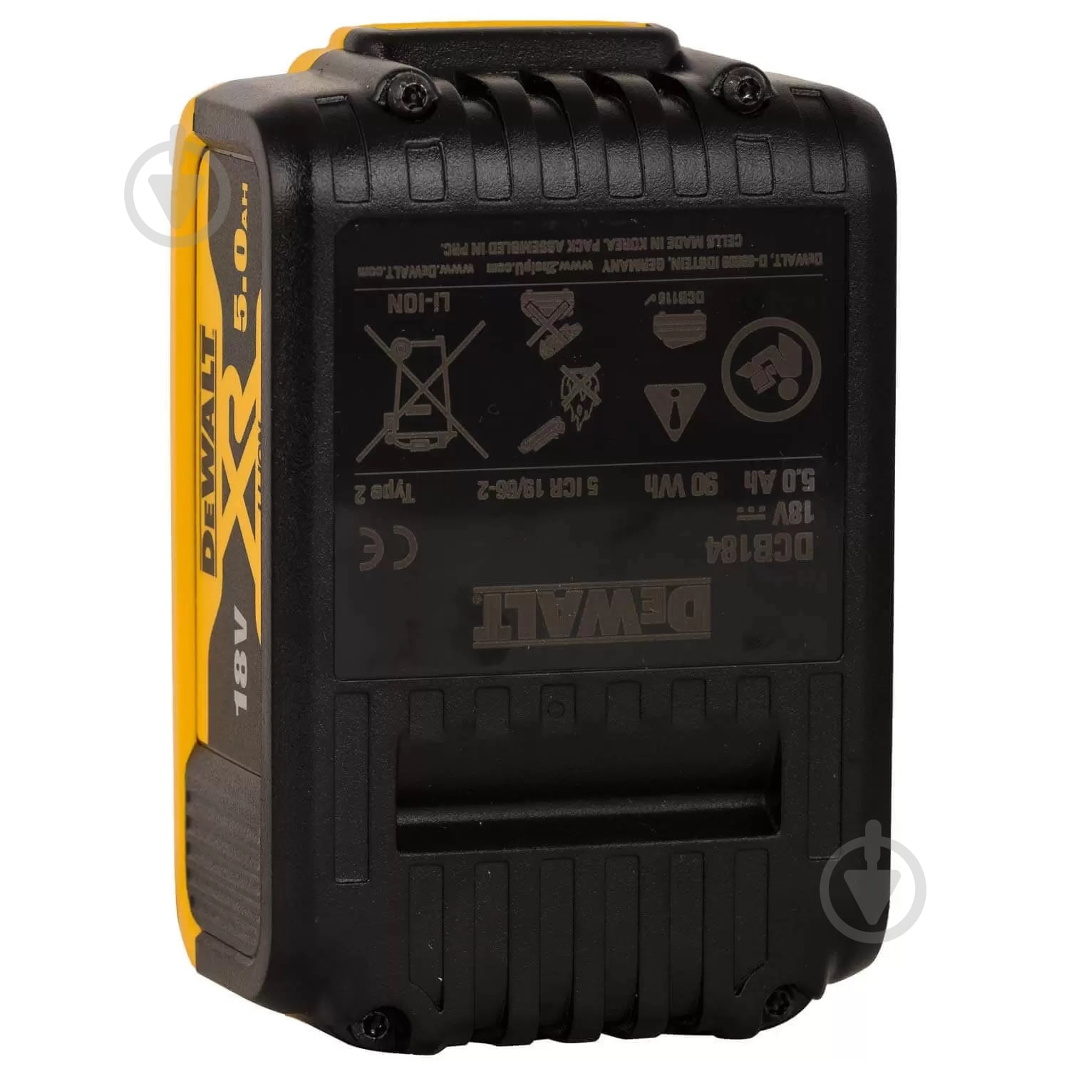 Гайковерт ударный аккумуляторный DeWalt Combo DCF897NT+DCB184 - фото 8