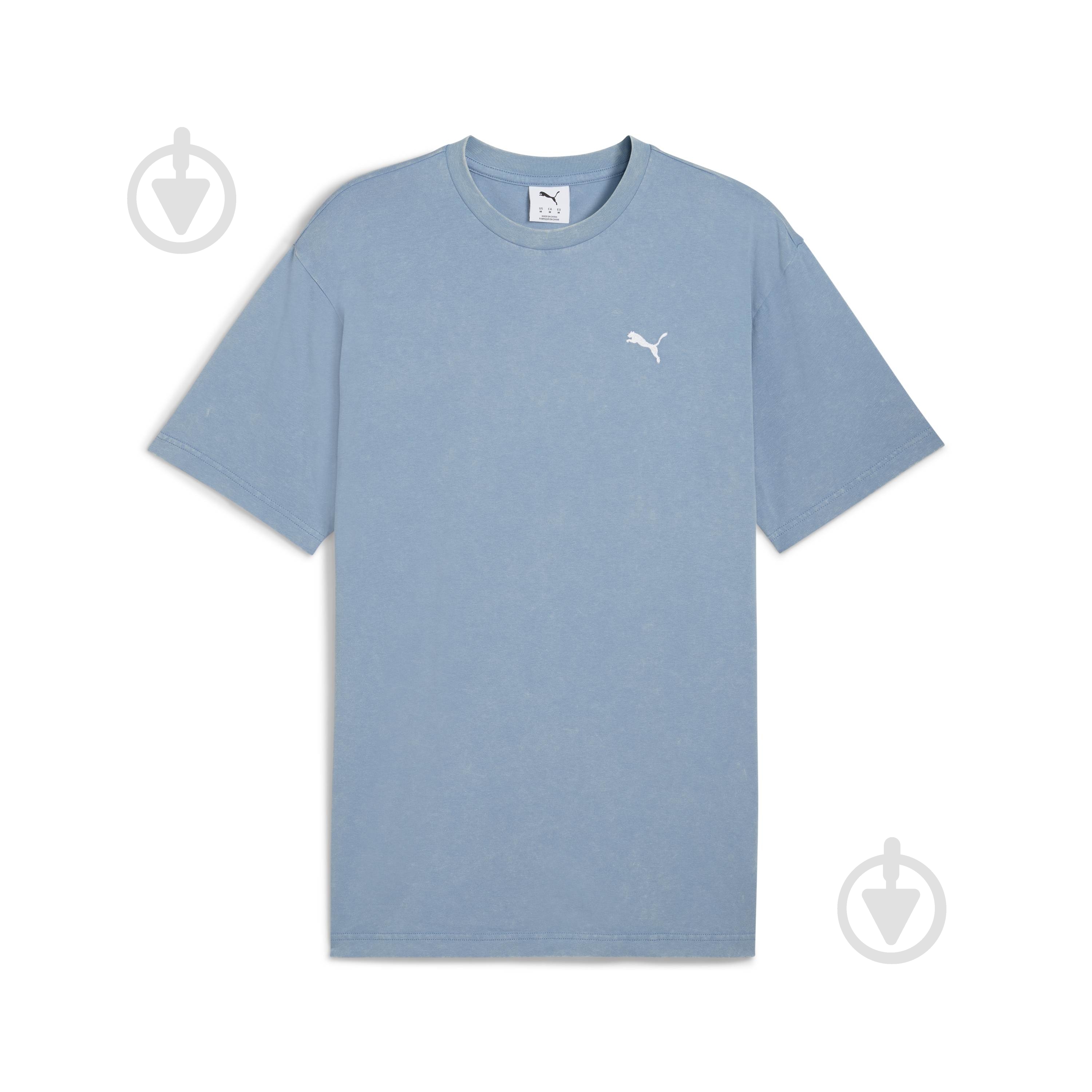 Футболка Puma ESS ELEVATED Relaxed Wash Tee 68804834 р.XL синій - фото 4