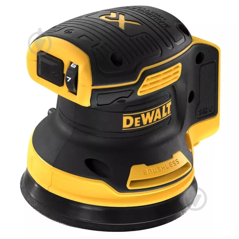 Эксцентриковая шлифмашина DeWalt Combo DCW210N+DCB183 - фото 2