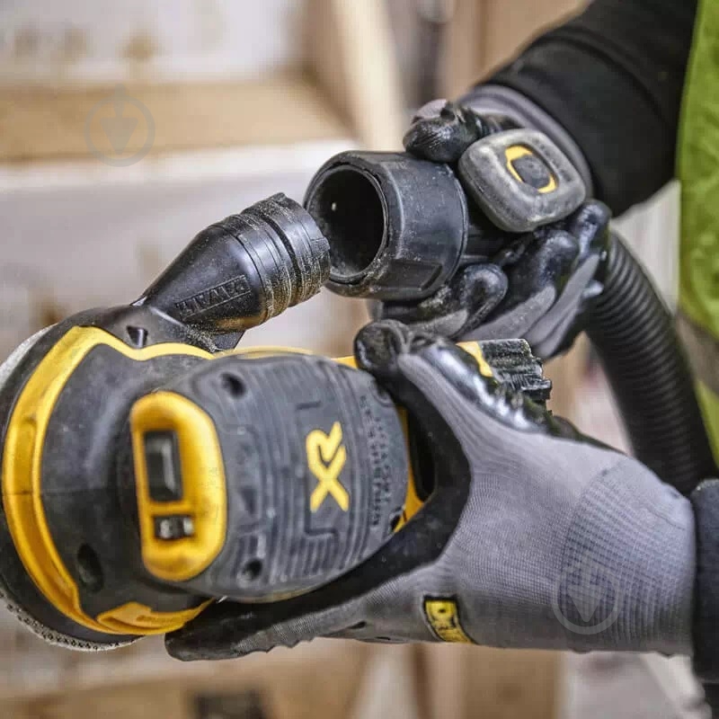 Эксцентриковая шлифмашина DeWalt Combo DCW210N+DCB183 - фото 6