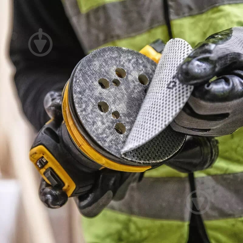 Эксцентриковая шлифмашина DeWalt Combo DCW210N+DCB183 - фото 7