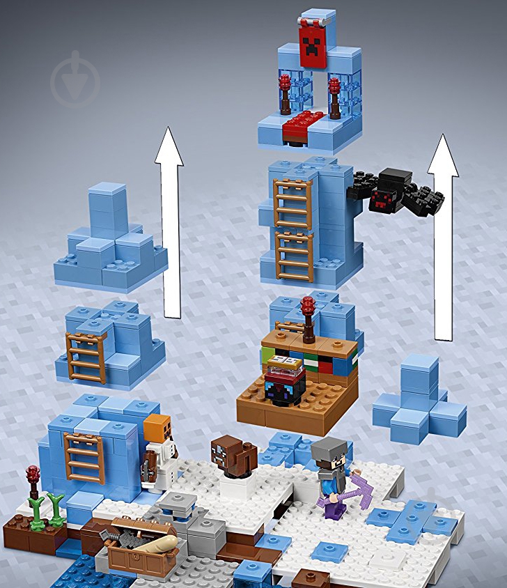 Конструктор LEGO Minecraft Ледяные горы 21131 - фото 2