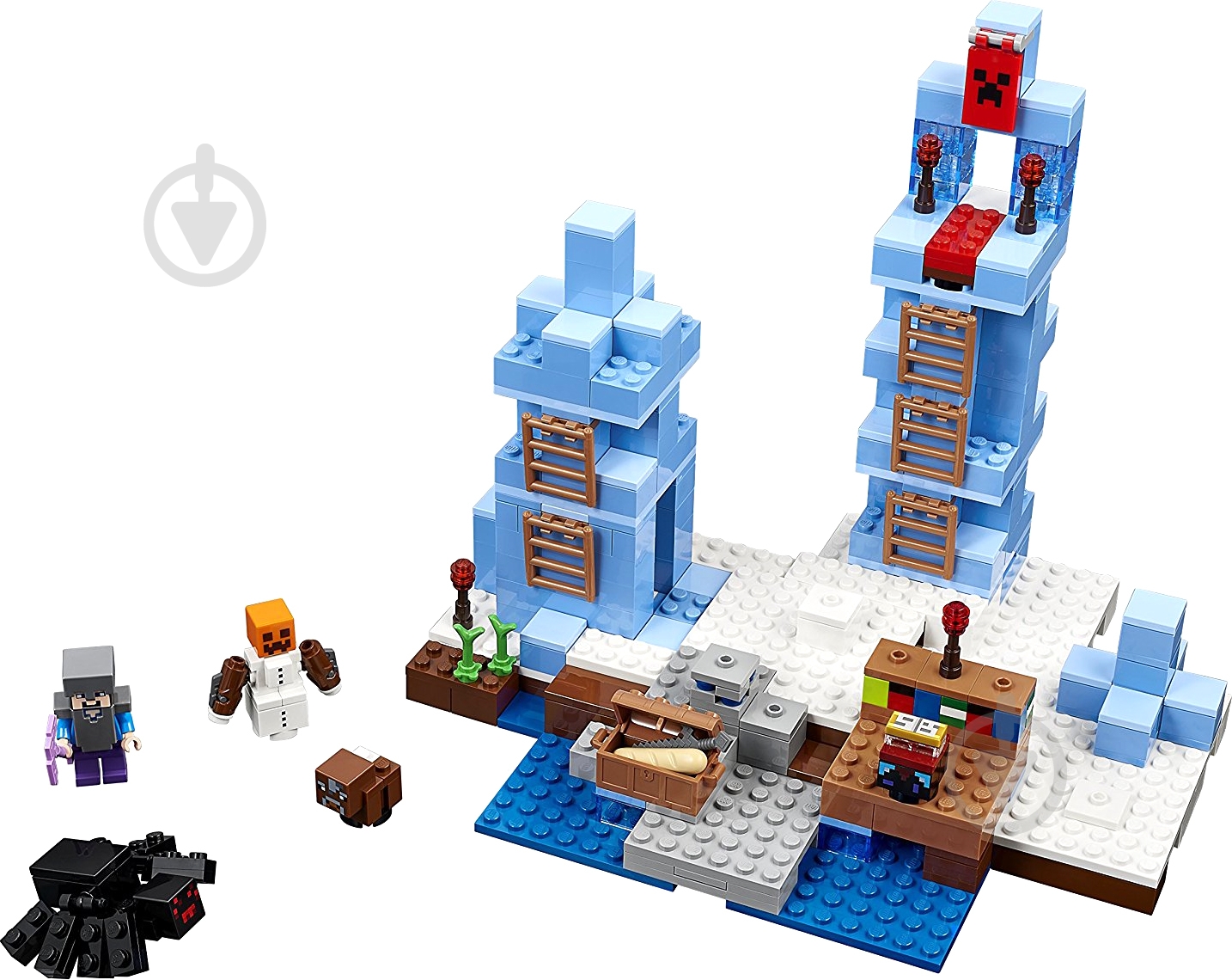 Конструктор LEGO Minecraft Ледяные горы 21131 - фото 6