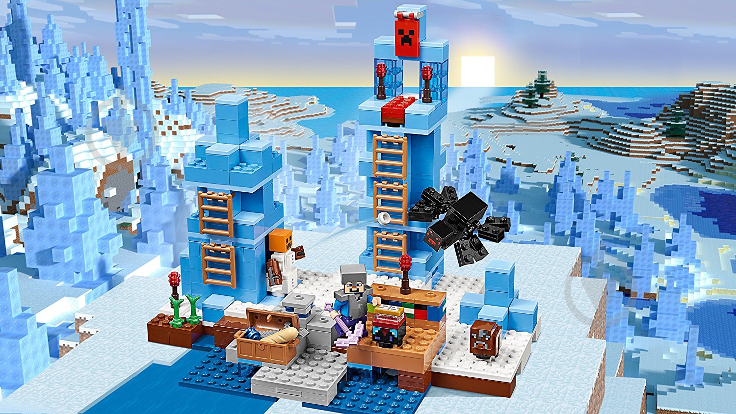 Конструктор LEGO Minecraft Ледяные горы 21131 - фото 3