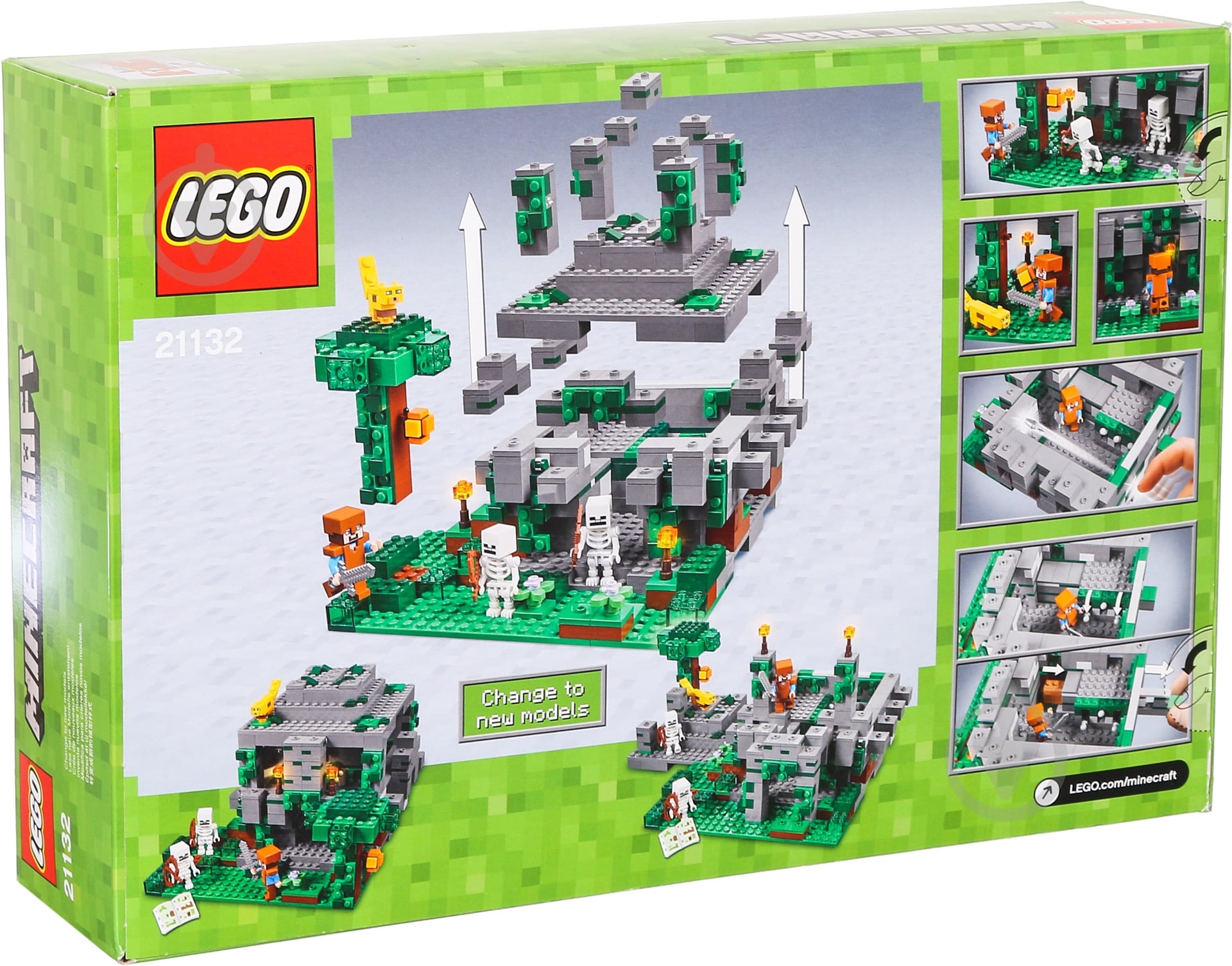 ᐉ Конструктор LEGO Minecraft Храм в джунглях 21132 • Купить в