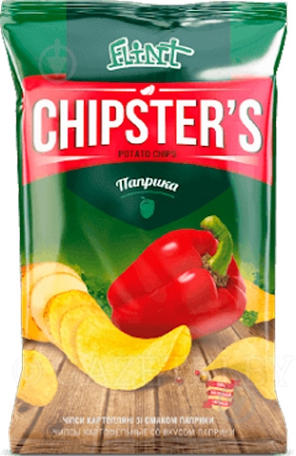 Чипсы Flint натуральные Паприка 25 г - фото 1 Чипсы Flint натуральные Паприка 25 г - фото 1