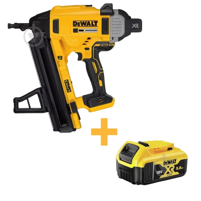 Степлер аккумуляторный DeWalt Combo DCN890N+DCB184 - фото 1 Степлер аккумуляторный DeWalt Combo DCN890N+DCB184 - фото 1