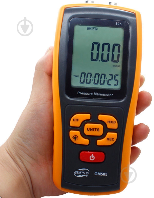 Микроманометр дифференциальный BENETECH GM505 - фото 4