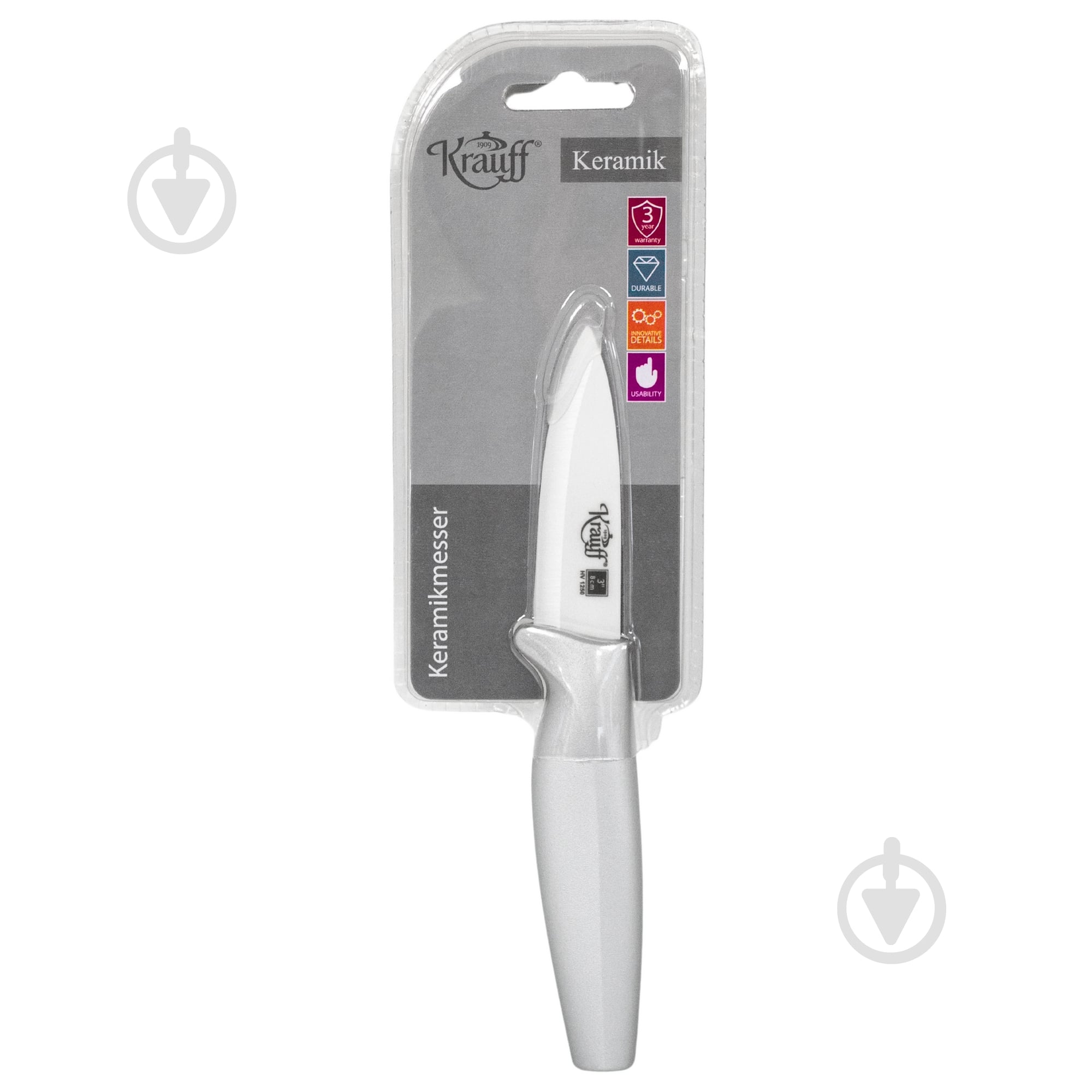 Нож керамический Krauff 8 см silver 29-250-033 - фото 5