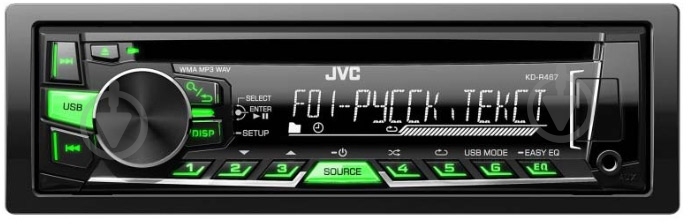 Автомагнитола JVC KD-R467EE - фото 1
