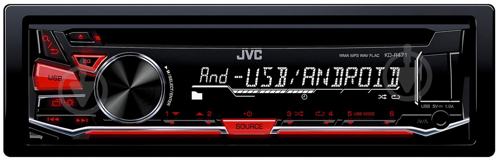 Автомагнитола JVC KD-R471 - фото 1
