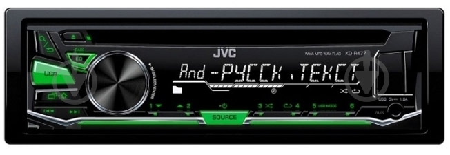 Автомагнитола JVC KD-R477QN - фото 1