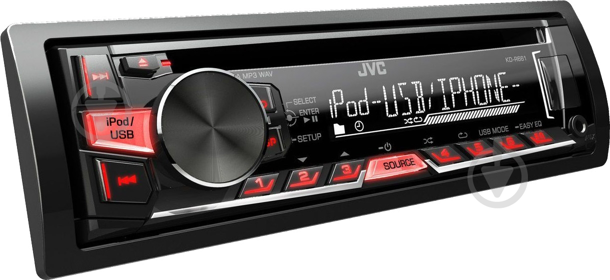 Автомагнитола JVC KD-R661EY - фото 2