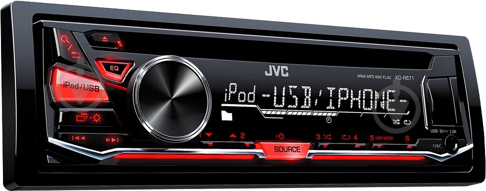 Автомагнитола JVC KD-R671 - фото 2