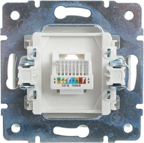 Розетка компьютерная Lezard Rain жемчужно-белый 703-3088-139 - фото 3