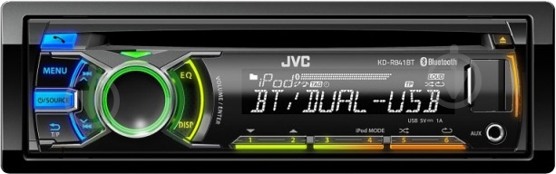 Автомагнитола JVC KD-R841BTEY - фото 1 Автомагнитола JVC KD-R841BTEY - фото 1