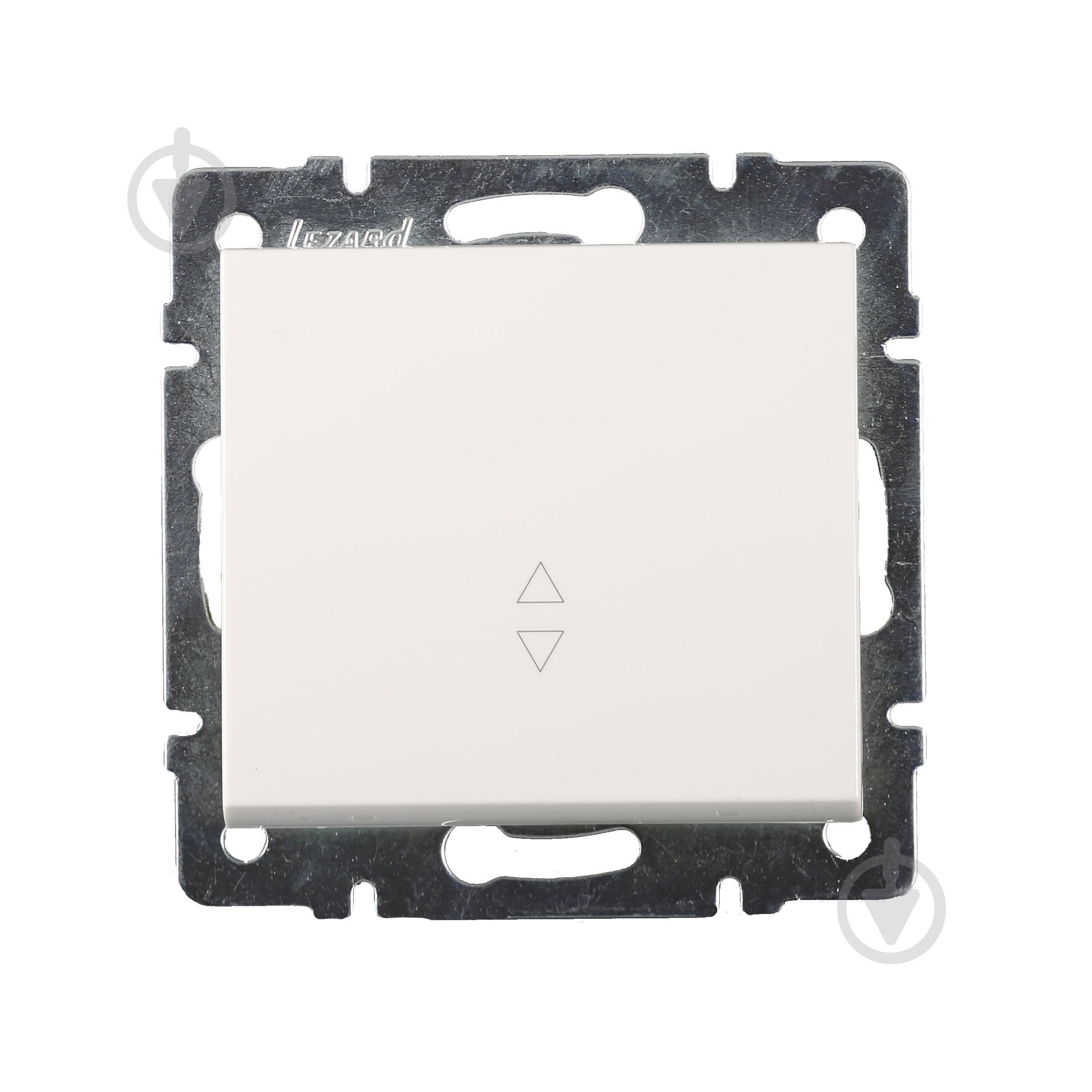 Вимикач прохідний одноклавішний Lezard Rain без підсвітки білий 703-0288-105 - фото 2 Вимикач прохідний одноклавішний Lezard Rain без підсвітки білий 703-0288-105 - фото 2