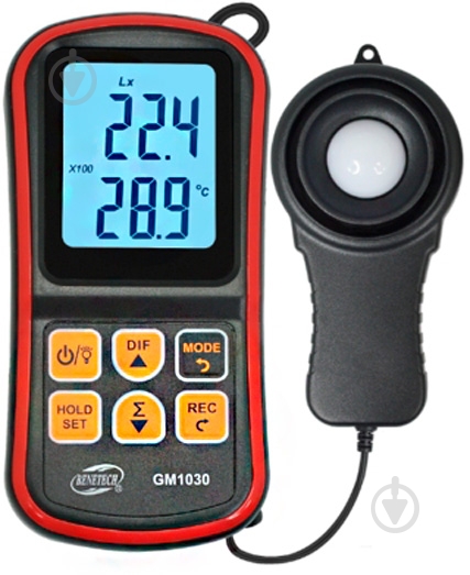 Люксметр BENETECH GM1030C с термометром - фото 1