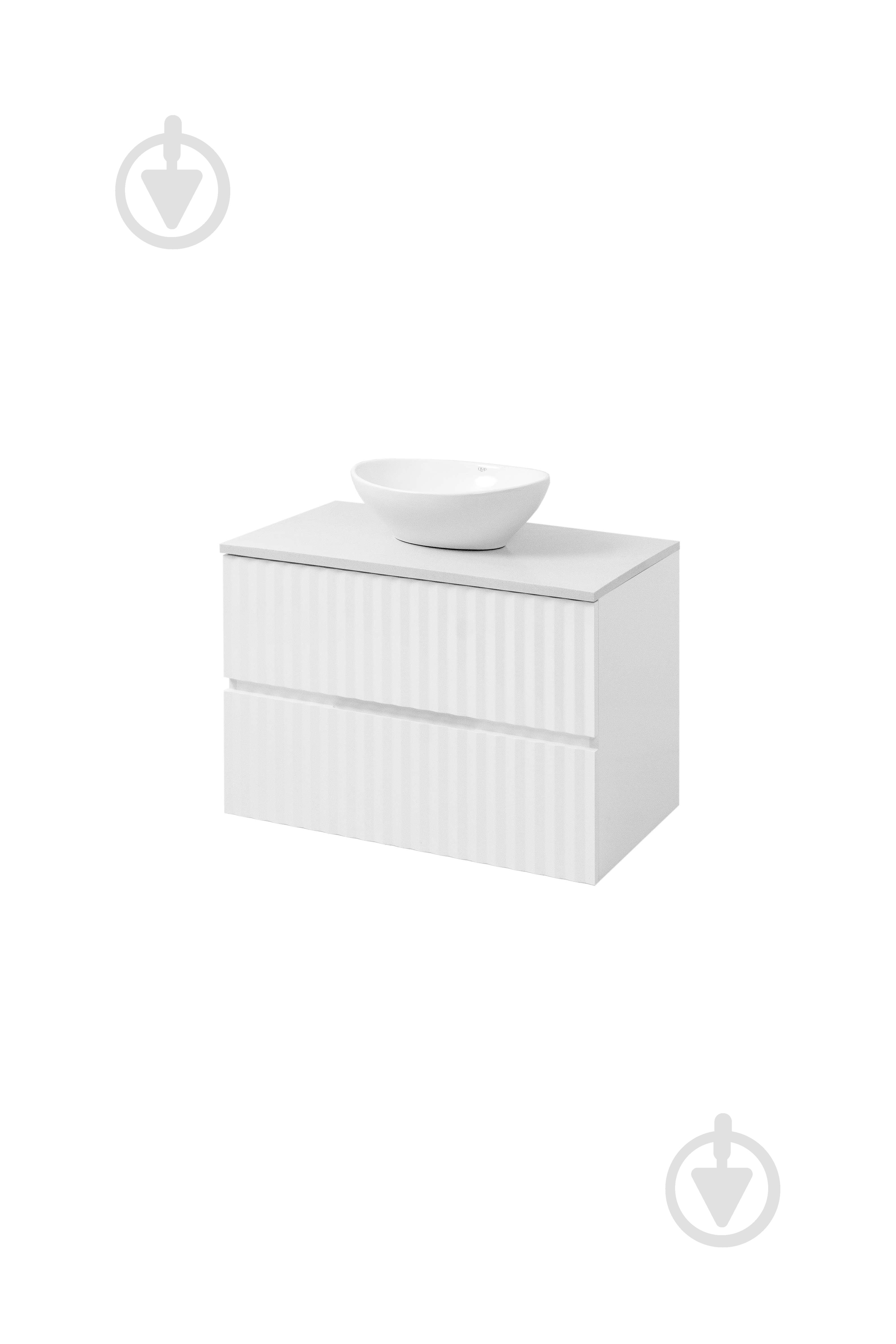 Тумба підвісна Сансервіс «MARBLE-80» під умивальник ELITE-80 - фото 2