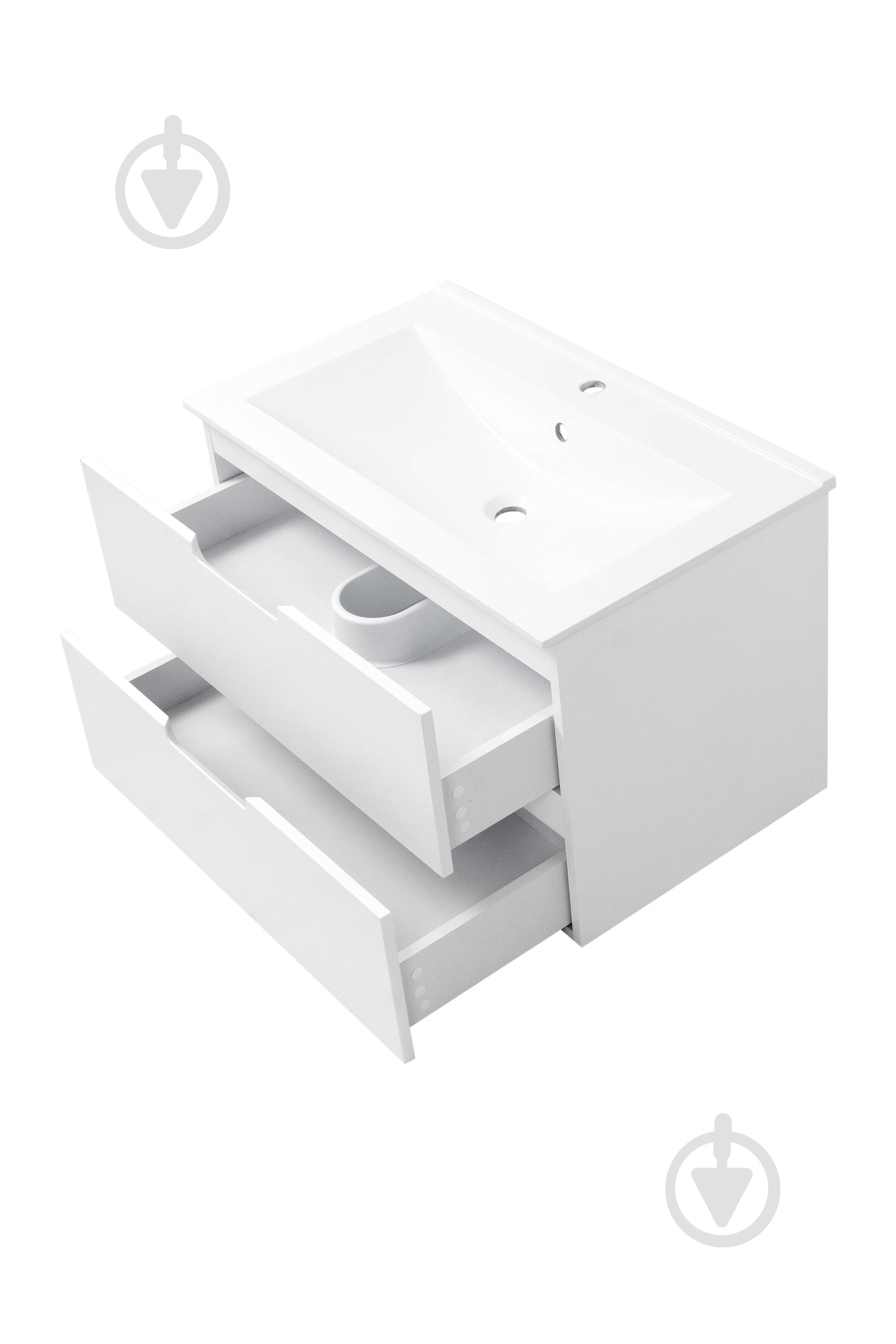 Тумба підвісна Сансервіс «MARBLE-80» під умивальник ELITE-80 - фото 3