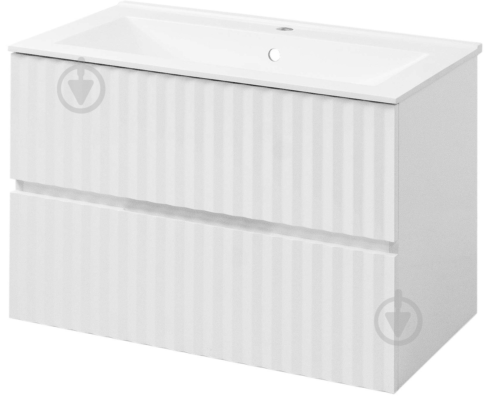 Тумба підвісна Сансервіс «MARBLE-80» під умивальник ELITE-80 - фото 1