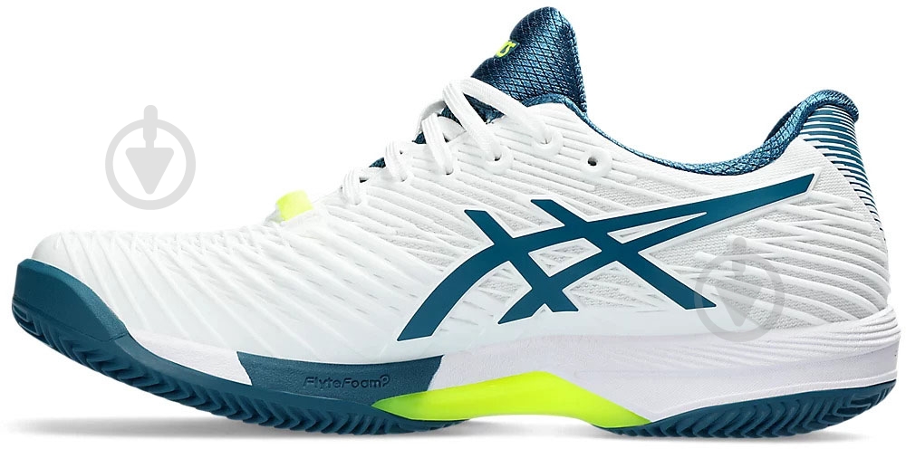 Кроссовки мужские Asics SOLUTION SPEED FF 2 CLAY 1041A187-102 р.45 белые - фото 1