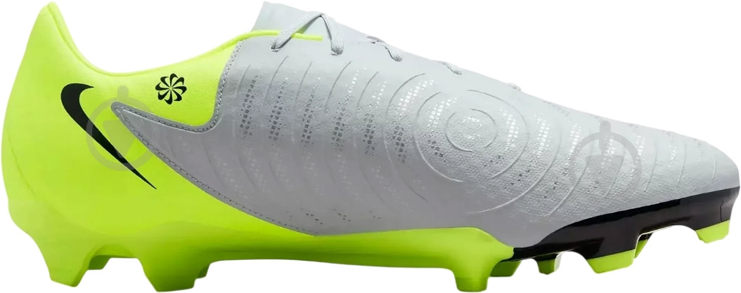 Бутси Nike Phantom Gx II Academy Fg/Mg FD6723-003 р.44,5 сірий із зеленим - фото 1 Бутси Nike Phantom Gx II Academy Fg/Mg FD6723-003 р.44,5 сірий із зеленим - фото 1